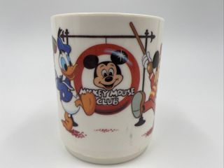 Vintage Plastic Disneyland Mickey Mouse Club Cup Sanger Walt Disney Productions
