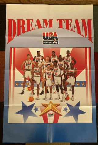 1992 Vintage Dream Team Usa Basketball America 