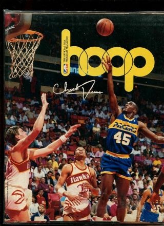 Basketball Program Indiana Pacers - 1988 - 2/3 - Boston Celtics Larry Bird