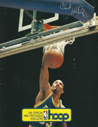 1983 - 84 Cleveland Cavaliers Vs.  Indiana Pacers Nba Hoop Basketball Program