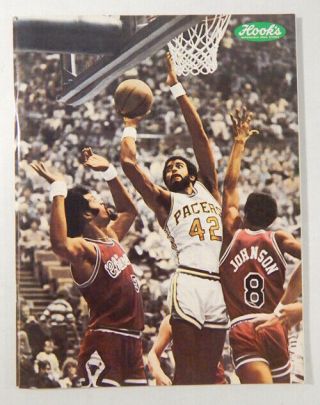 1977 - 78 Indiana Pacers Program Pacers Vs.  Seattle