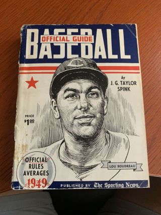 1949 Sporting News Official Mlb Baseball Guide