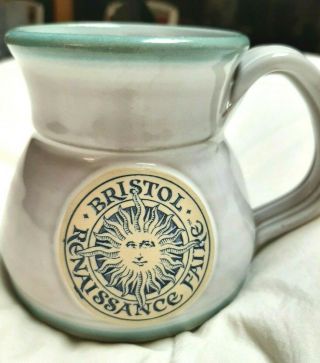 Vintage Bristol Renaissance Faire Kenosha Wi Pottery Mug