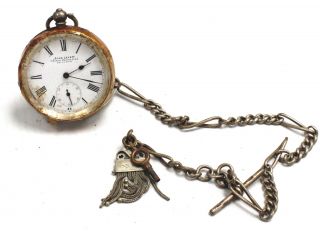 Antique Acme Lever H.  Samuel.  935 Fine Silver Mechanical Pocket Watch - P38