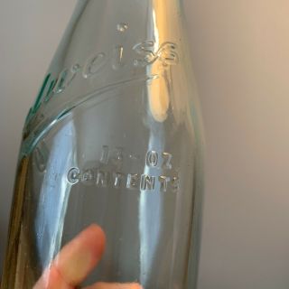 Vintage Clear 13 oz glass Beer Bottle Schoenhofen Edelweiss Chicago 2