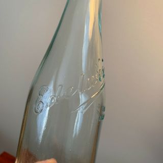 Vintage Clear 13 oz glass Beer Bottle Schoenhofen Edelweiss Chicago 3