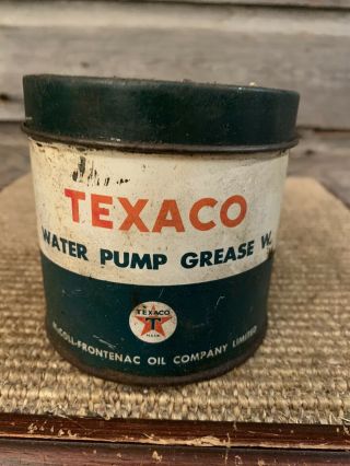 Vintage Texaco Oil Can 1 Lb Grease Can
