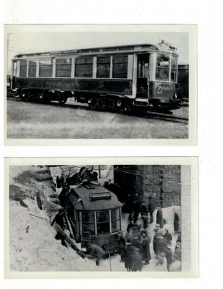 Vintage B&w Photos From Pittsfield Electric Street Railway