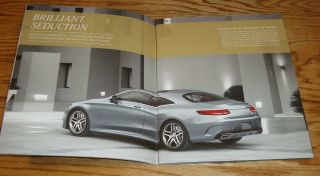 2016 Mercedes Benz S Class Coupe Sales Brochure 550 63 AMG 65 AMG 2
