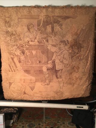 Antique Large Tapestry “the Proposal”