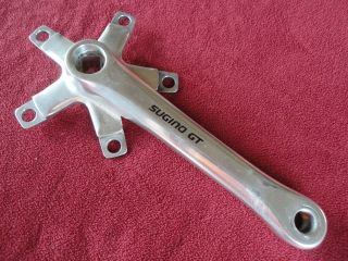 Vintage Sugino Gt Road Drive - Side Crank Arm With 170 Mm Length