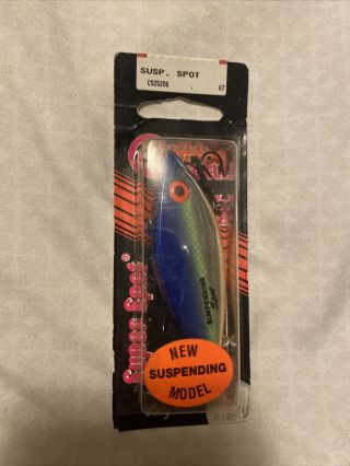 Vintage Cotton Cordell Suspending Spot Lure Old Stock On Card Nos Nip