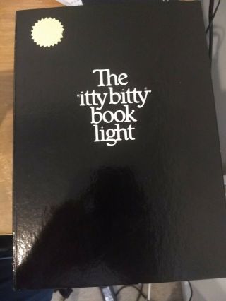 Vintage 1982 Zelco The Itty Bitty Book Light Light