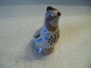 Vintage Red Wing Pottery Bob White Quail Salt Shaker Hand Painted