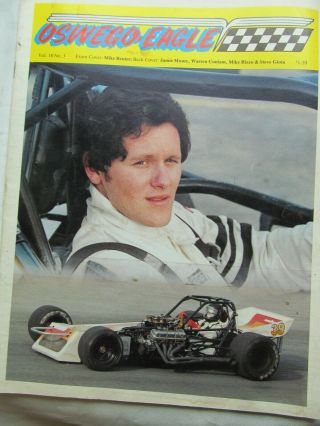 Oswego Speedway Eagle Race Program 1981 Vol 18 3 Mike Reuter Troyer Ciprich