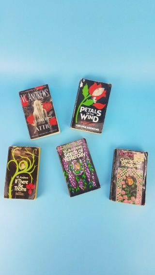 Vc Andrews Dollanganger Series Vtg 80s 90s Paperback Flowers In The Attic Seeds