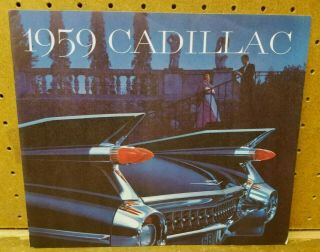 Vintage 1959 Cadillac Dealership Sales Brochure Sedans Coupe De Ville