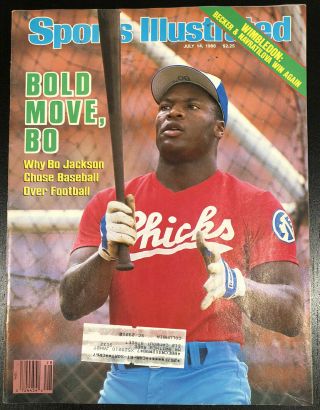 Sports Illustrated July 14 1986 Bo Jackson First Cover Memphis Chicks