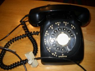 Vintage Automatic Electric Black Rotary Dial Telephone Module Plug (current)
