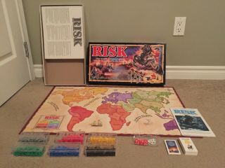 Risk Board Game Vintage 1993 The World Conquest Game Parker Brothers Complete