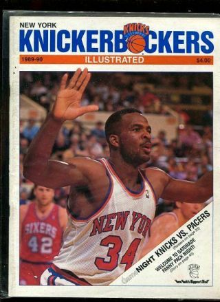 Basketball Program York Knicks - 1990 - 2/3 - Indiana Pacers Reggie Miller