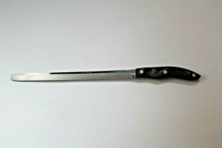 Vintage Cutco No.  24 Carving / Slicing Knife 9.  5 " Blade Walnut Handle Very Sharp