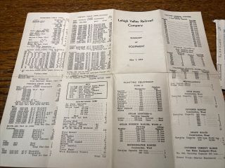 3 - Lehigh Valley Railroad Company: Summary Of Equipment.  1945,  1947,  1948 3
