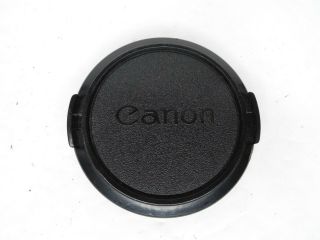 Canon Vintage C - 52mm 52mm Black Front Camera Lens Cap For Fd / Fl / Ef / Ef - S