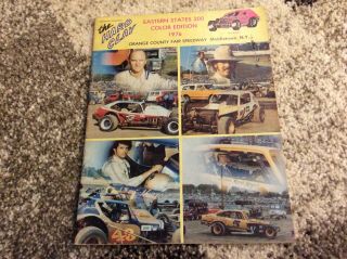 1976 Orange County Fair Speedway Hard Clay Eastern States 200 Program