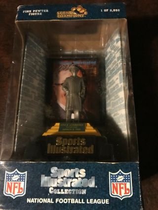 Green Bay Packers Vince Lombardi Pewter Figure Sports Illustrated Cover 1969