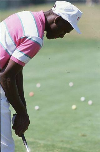 Young Michael Jordan Color 35mm Pro - Am Golf Tourney Color Slide.  1
