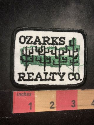 Vtg Ozarks Realty Co.  Advertising Patch - Real Estate Company 95nb