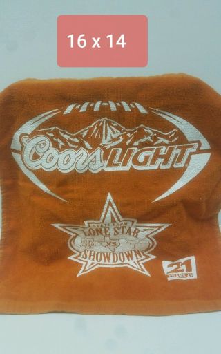 Texas Vs Texas A&m Lone Star Showdown Football Game Towel 2006 Aggies Longhorns