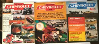 3 Vtg The Complete Chevrolet Book 1970 72 75 Hot Rod Camaro Chevelle Chevy