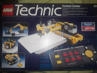 Vintage Lego Technic 8094 Control Center W/ 2 Motors,  Instructions,  Boxed,  Rare