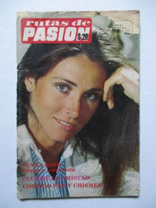 1980s Pasion Italian Photonovel Diana Ross Poster Romance Love Drama Vintage