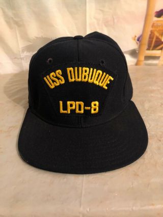 Uss Dubuque Lpd - 8 Amphibious Transport Dock Navy Cap / Hat