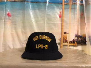 USS Dubuque LPD - 8 Amphibious Transport Dock Navy Cap / Hat 2