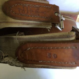 Vintage Jw Leather Cinch Horse Saddle Strap Tack 50”