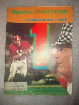 Sports Illustrated Dec 3 1973 Bear Bryant Alabama Crimson Tide