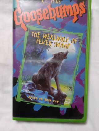 Goosebumps The Werewolf Of Fever Swamp Vhs 1997 Fox Kids (htf - Oop) Rl Stine Vtg
