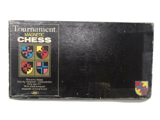 Vintage E.  S.  Lowe Magnetic Staunton Chess Set - Weighted No.  815 Complete Guc