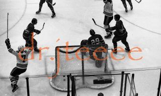 1971 Nhl Stanley Cup Blackhawks Vs Canadiens 35mm Hockey Negative
