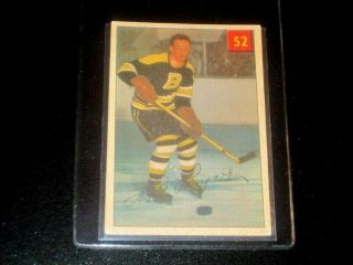 1954 - 55 Parkhurst Vintage Hockey Card 52 Hal Laycoe (bruins)