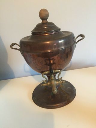 Antique Copper Samovar/ Tea Urn