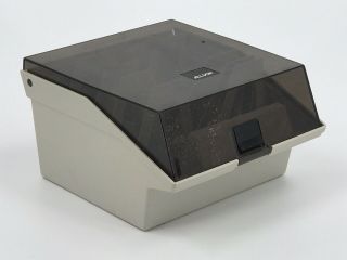 Allsop 3.  5 " Floppy Disk Storage Box Case Holder Organizer Large Vintage Plastic