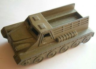 Vintage Ussr Russia Russian Soviet Army Armored Vehicle Toy Tank Military Cccp