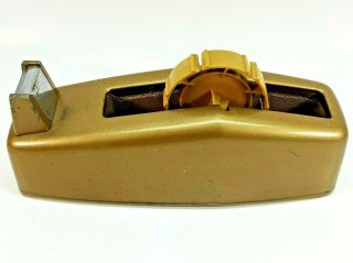 Vintage Scotch Heavy Duty Tape Dispenser Model C - 23 Gold Cast Desktop