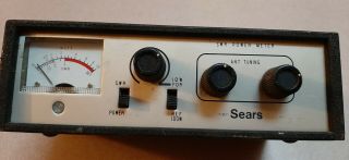 Vintage Sears Nos Combination Antenna Matched Cb Radio Swr Power Meter