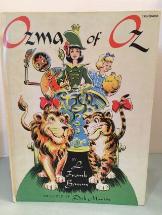 Ozma Of Oz By L.  Frank Baum Vintage 1961 Hardcover Vintage Please See Pictures